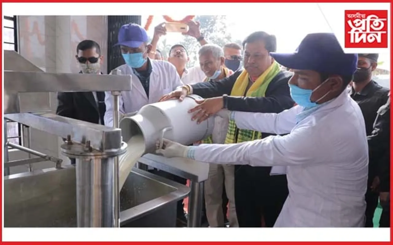 এদিনৰ বাবে মুকলি হোৱা দুগ্ধ প্ৰণালীকৰণ প্ৰকল্পটো...
