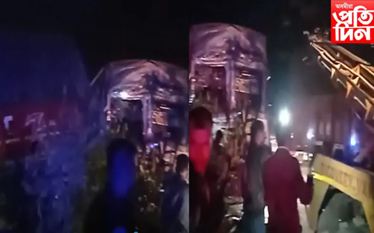 ৰহাৰ জোঙাল বলহু গড়ত ভয়াৱহ পথ দুৰ্ঘটনা, থিতাতে নিহত দুজন...
