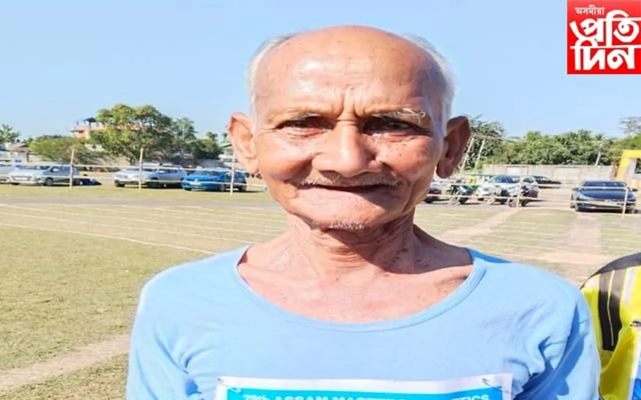সদৌ অসম মাষ্টাৰ্ছ এথলেটিকচত,৯৫ ঊৰ্ধৰ ইন্দ্ৰেশ্বৰ দিহিঙীয়াৰ সাফল্য...