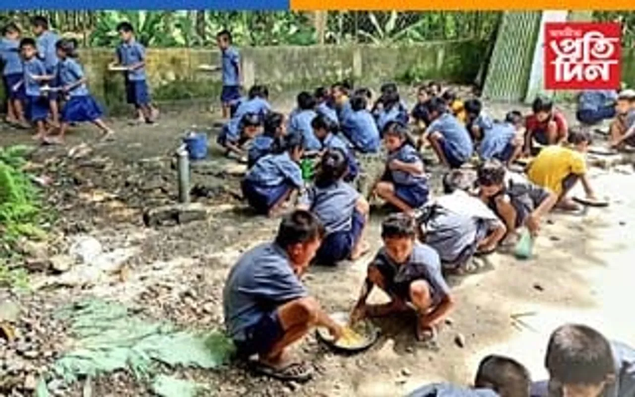 ঢকুৱাখনাৰ এখন প্ৰাথমিক বিদ্যালয়ে উদঙাইছে শিক্ষা বিভাগৰ নগ্ন স্বৰূপ...