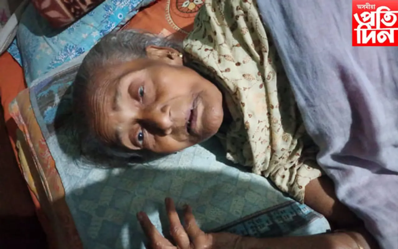 ৮৮ বছৰীয়া বৃদ্ধাৰ ডিঙিৰ পৰা দুৰ্বৃত্তই কাঢ়ি নিলে সোণৰ চেইন...