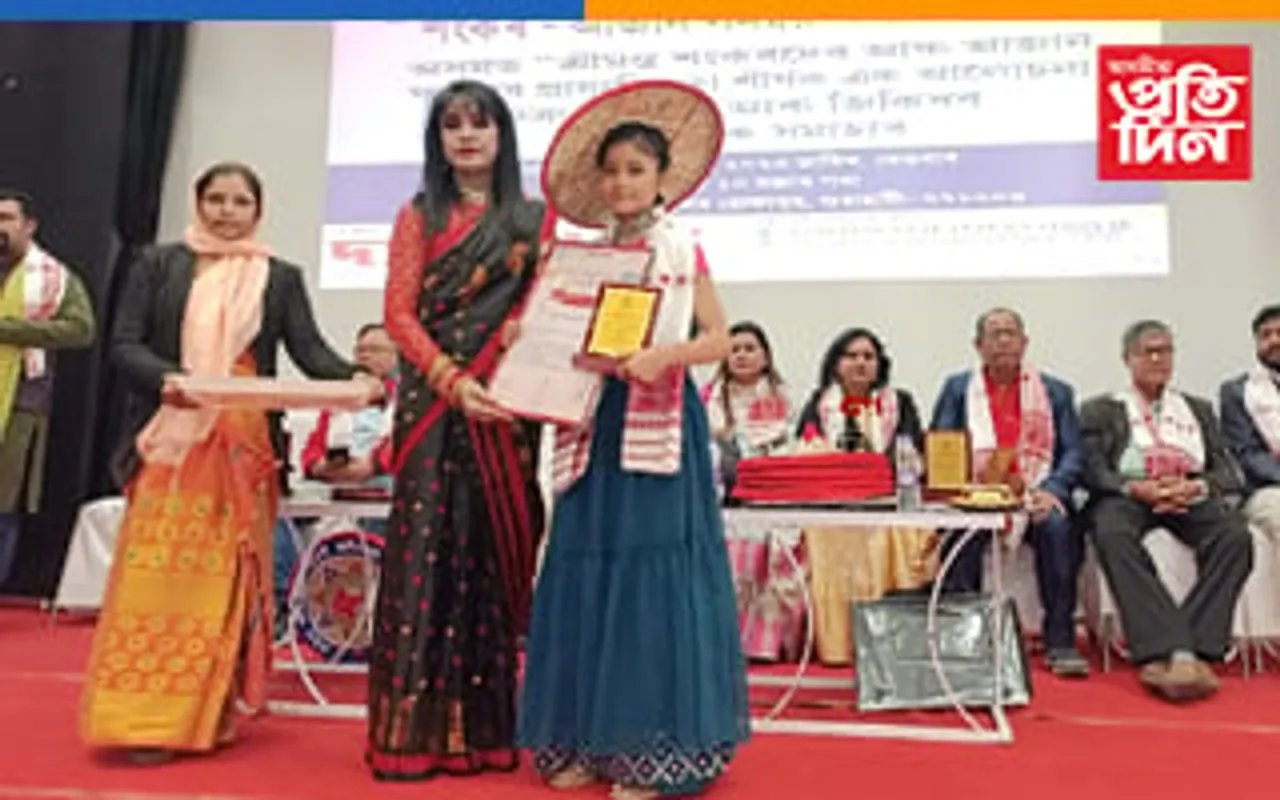 শিশু চিত্ৰশিল্পী ছুমাইয়া শ্ববনমলৈ ২০২২ বৰ্ষৰ 'শংকৰ-আজান সমন্বয় সন্মান বঁটা'