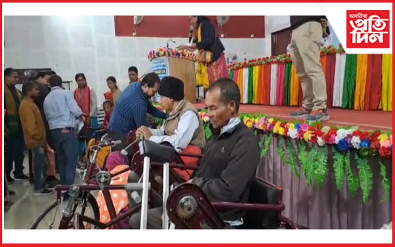 বিহুৰ বতৰতে কোকৰাঝাৰত দিব্যাংগলৈ সহায়ৰ হাত...