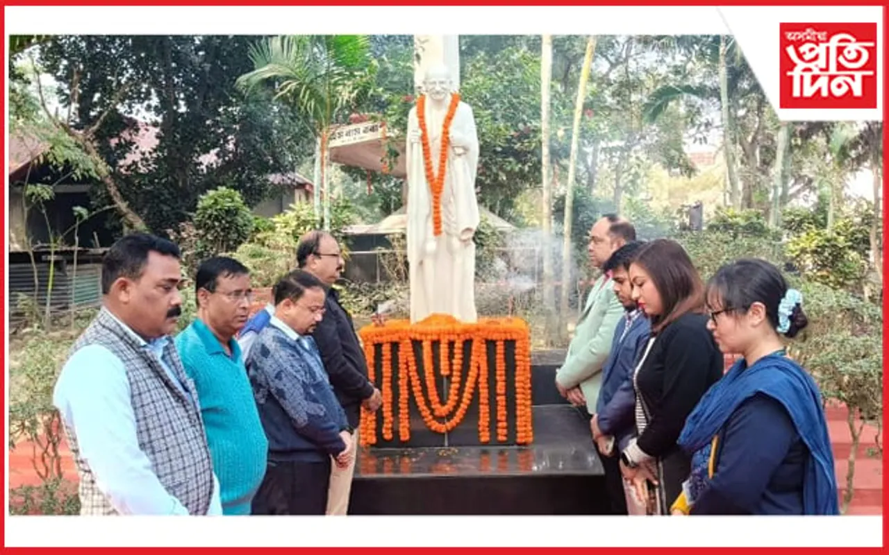 সমগ্র দেশৰ লগতে নগাঁৱতো মহামানৱ মহাত্মা গান্ধীৰ মৃত্যু বাৰ্ষিকীত শ্বহীদ দিৱস পালন 