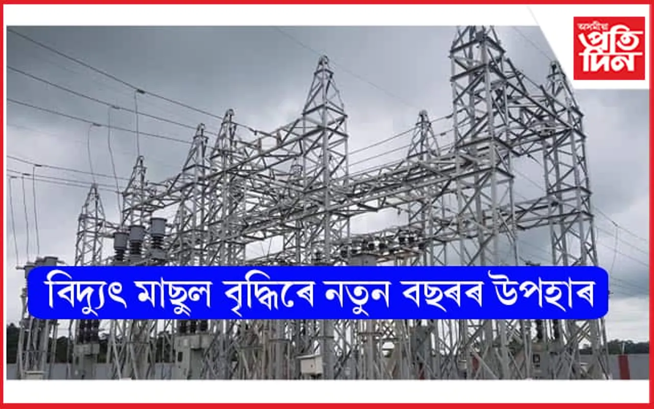 নতুন বছৰৰ উপহাৰ ! প্ৰতি ইউনিট বিদ্যুৎ মাছুল ১ টকাকৈ বৃদ্ধিৰ প্ৰস্তাৱ... 