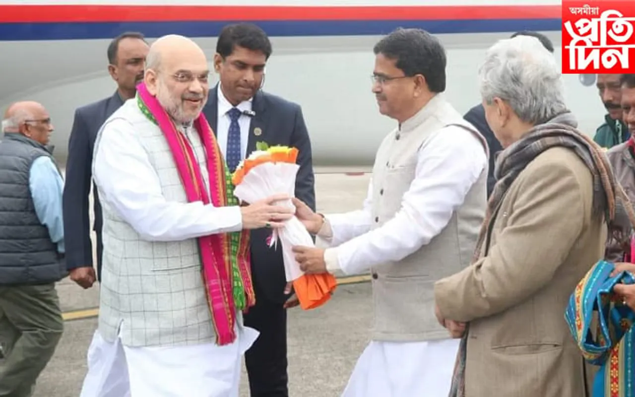 ত্ৰিপুৰাত গৃহমন্ত্ৰী অমিত শ্বাহে শুভাৰম্ভ কৰিলে 'ৰথ যাত্ৰা'