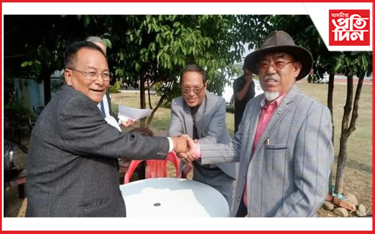 নগা ঐতিহাসিক-ৰাজনৈতিক অধিকাৰৰ স্বাৰ্থত এন এছ চি এন (আই-এম) নাগা পলিটিকেল গ্ৰুপৰ মাজত  সহযোগিতা চুক্তি