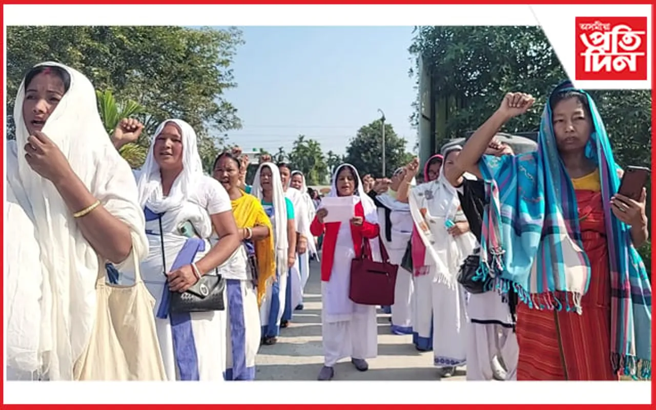 BTC ৰ স্বাস্থ্য সঞ্চালকৰ বিৰুদ্ধে অব্যাহত আছে প্ৰতিবাদঃ নৱজাতকৰ অস্বাভাৱিক মৃত্যু আৰু ধনদাবীৰ তদন্তৰ দাবী...