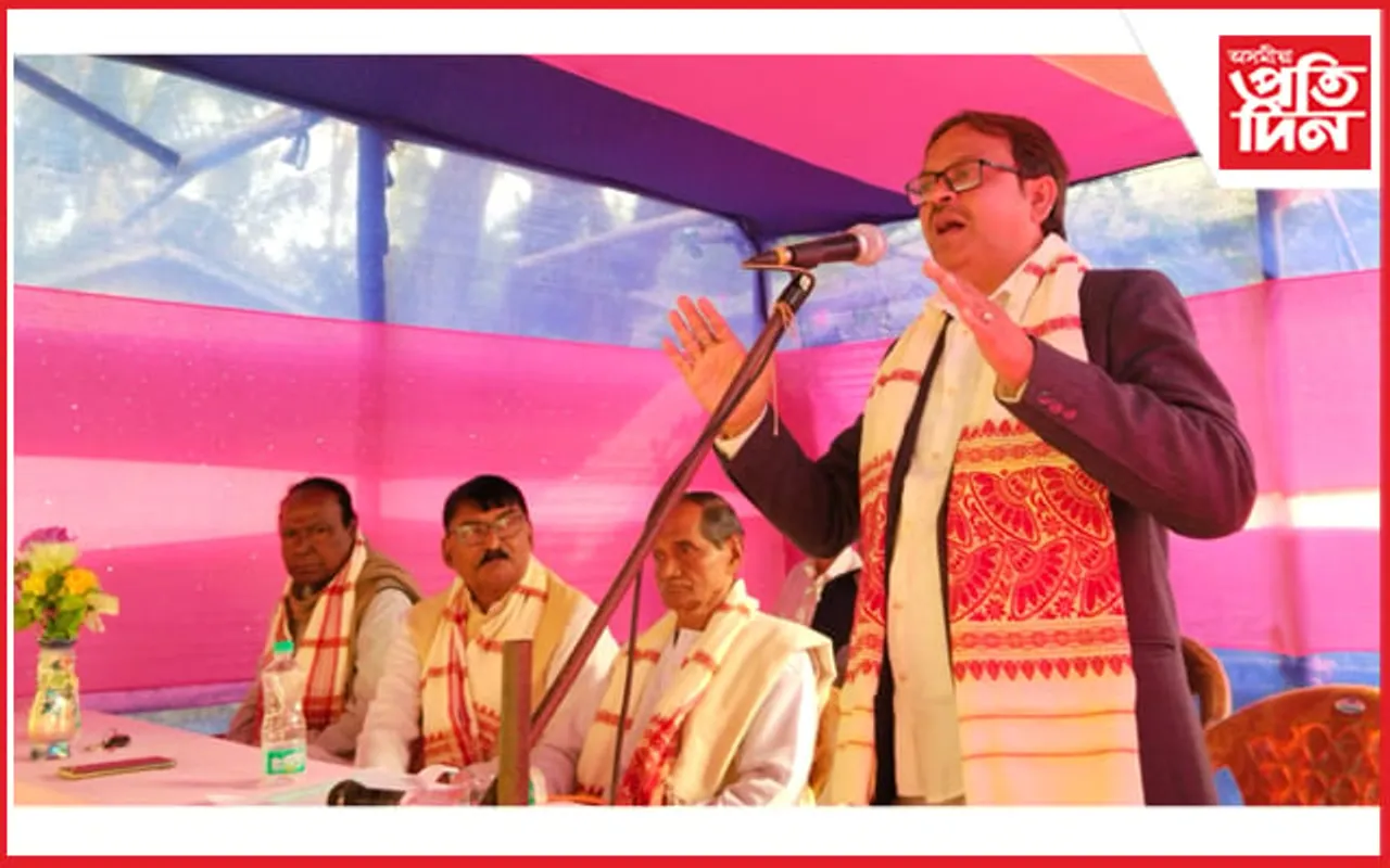 কঠোৰাত শ্ৰীশ্ৰী বিষ্ণু হোমত ধৰ্মালোচনী সভা 