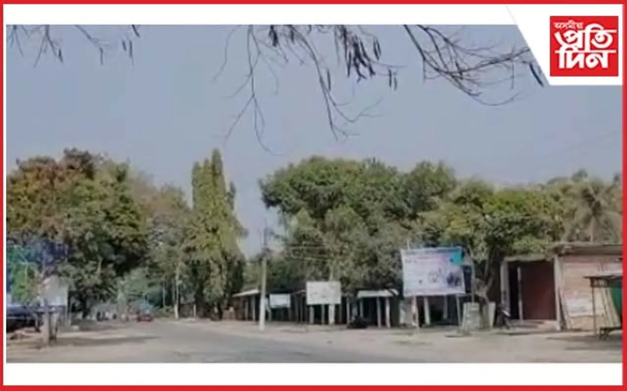 জামুগুৰিহাটত সৰ্বাত্মক বন্ধৰ প্ৰভাৱ