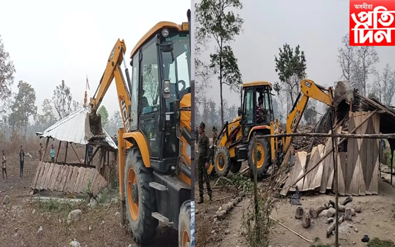 ৰিপু-চিৰাং সংৰক্ষিত বনাঞ্চলত মন্দিৰ, গীৰ্জা সহ ৯০ টা বাসগৃহ উচ্ছেদ