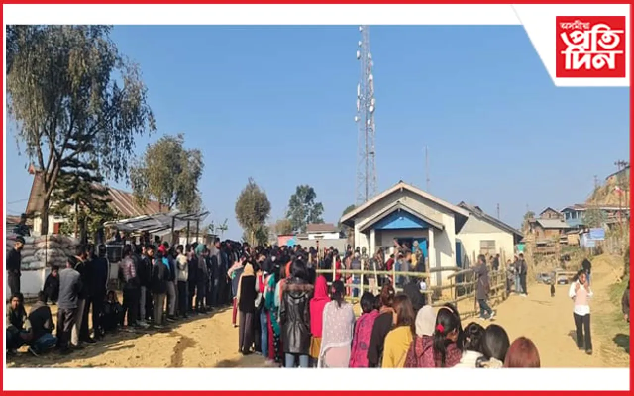 পুৱা সাত বজাৰ আৰম্ভ হৈছে নাগালেণ্ড বিধানসভা নিৰ্বাচনৰ ভোটগ্ৰহণ প্ৰক্ৰিয়া