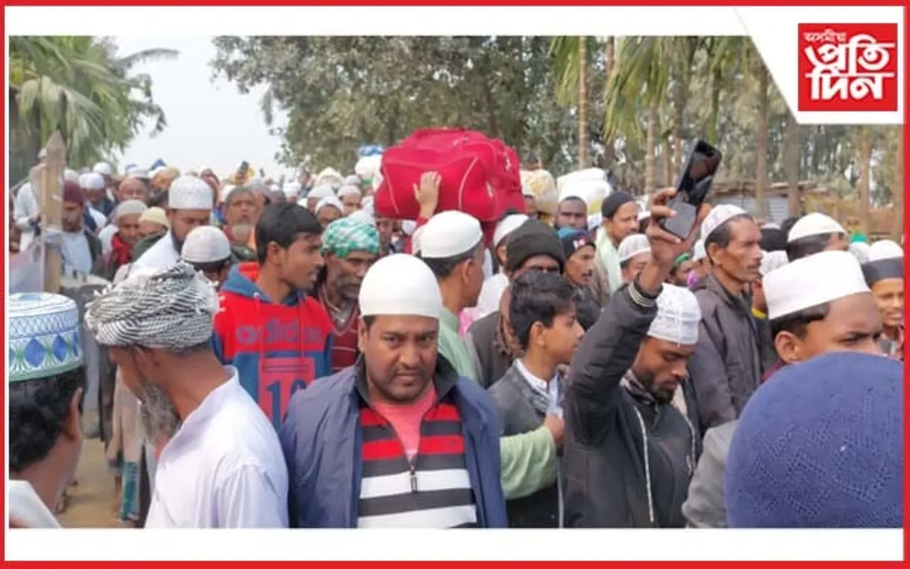 গৰৈমাৰীত মধ্য অসম ভিত্তিত ইজতেমাৰ সফল সামৰণি 