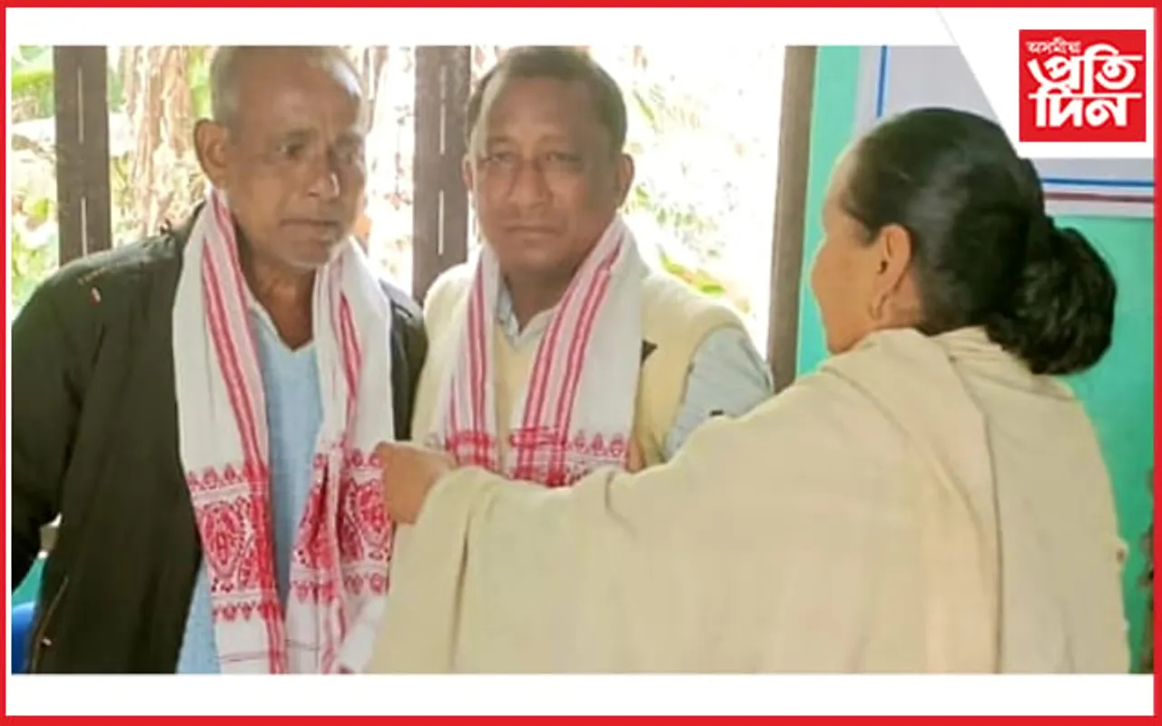 কেকুৰী উচ্চ মাধ্যমিক বিদ্যালয়ৰ প্ৰতিষ্ঠাপক প্ৰধান শিক্ষকক অৱসৰকালীন সম্বৰ্ধনা