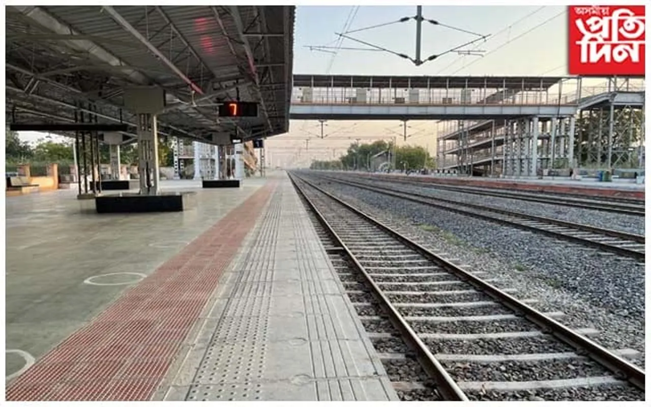 প্ৰথমে ৰে'লৰ ইঞ্জিন, এইবাৰ ৰে'ল লাইন চুৰি বিহাৰত !