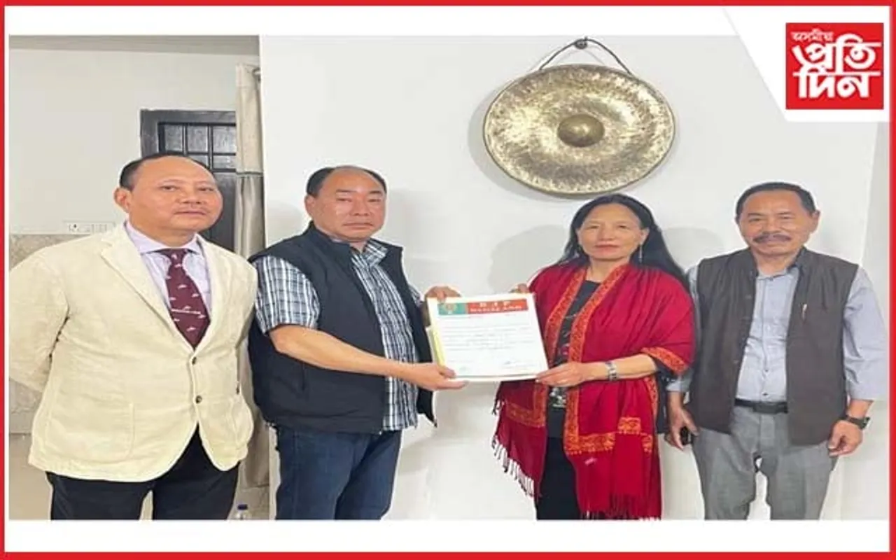 নাগালেণ্ড বিধানসভা নিৰ্বাচনৰ বাবে এন ডি পি পি -বিজেপি মিত্ৰজোঁটে দিলে তিনি গৰাকী মহিলাক প্ৰাৰ্থীত্ব