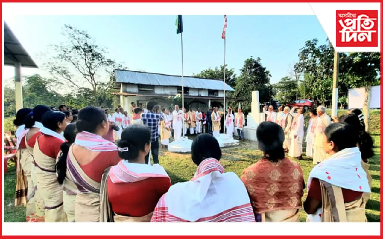 পশ্চিম ঘিলামৰা বিহু উৰুৱা সন্মিলনৰ সোণালী জয়ন্তীৰ মুখ্য কাৰ্যালয় উদ্বোধন 