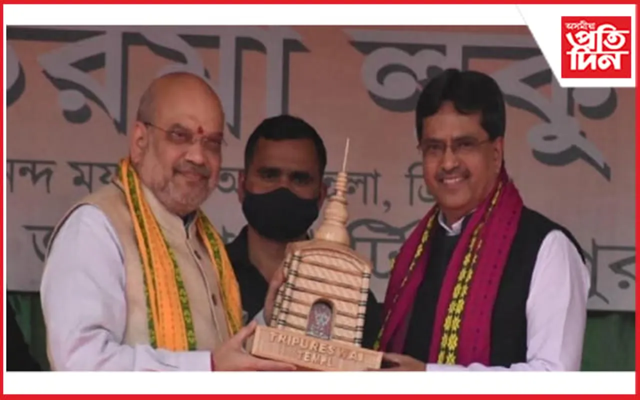 বিৰোধী বিহীন ত্ৰিপুৰা চৰকাৰৰ আশাত বন্দী মুখ্যমন্ত্ৰী মানিক সাহা