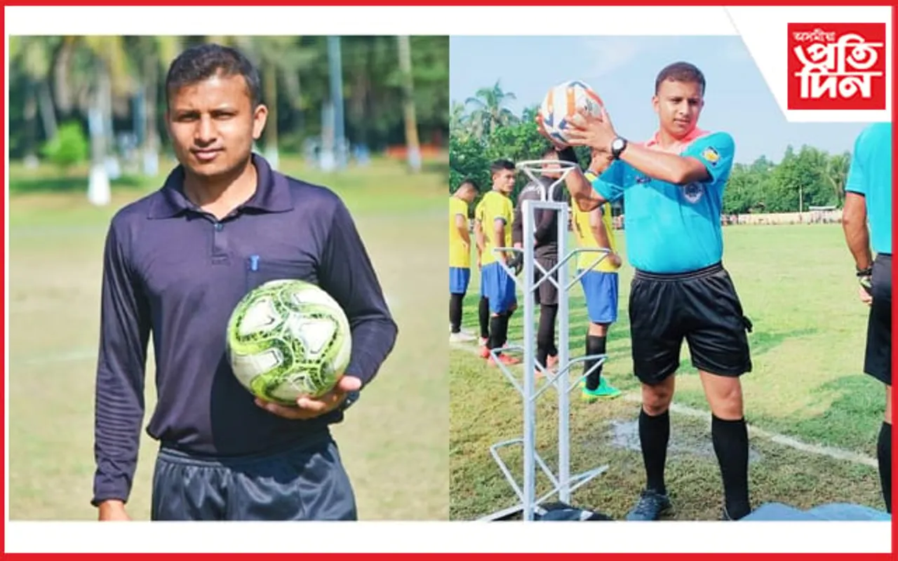 মঙলদৈৰ হিতেশ কলিতাৰ সাফল্যঃ ৰাষ্ট্ৰীয় ফুটবল ৰেফাৰী পৰীক্ষাত উত্তীৰ্ণ...