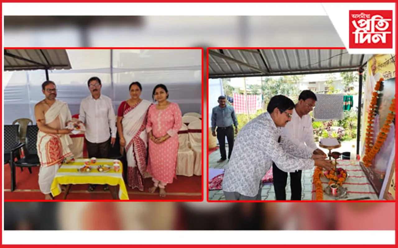 লেখিকা মনোৰমা দেৱীৰ পৰিয়ালৰ কাষত 'সাদিন প্ৰতিদিন গোষ্ঠী'...