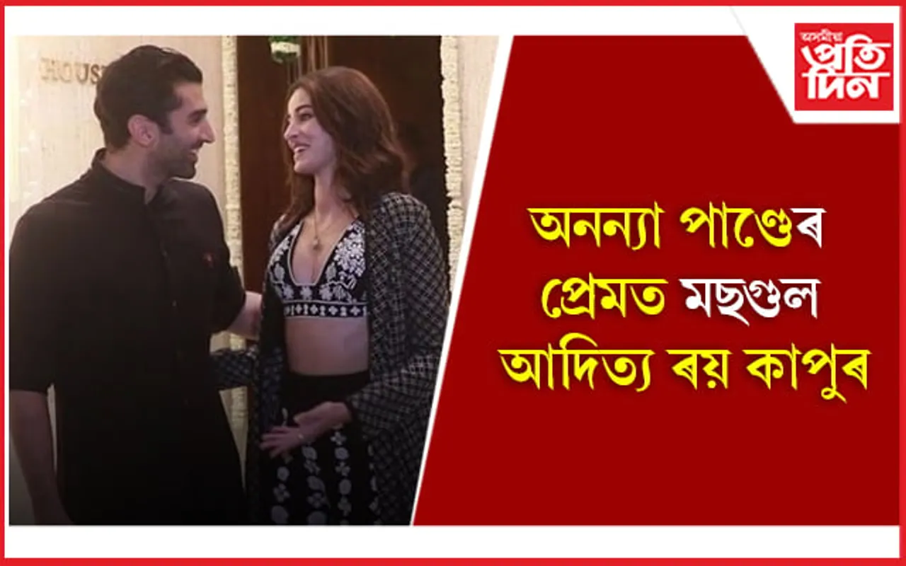 কৰণ জোহৰৰ পাৰ্টীত পুনৰ একেলগে দেখা গ’ল অনন্যা-আদিত্যক 