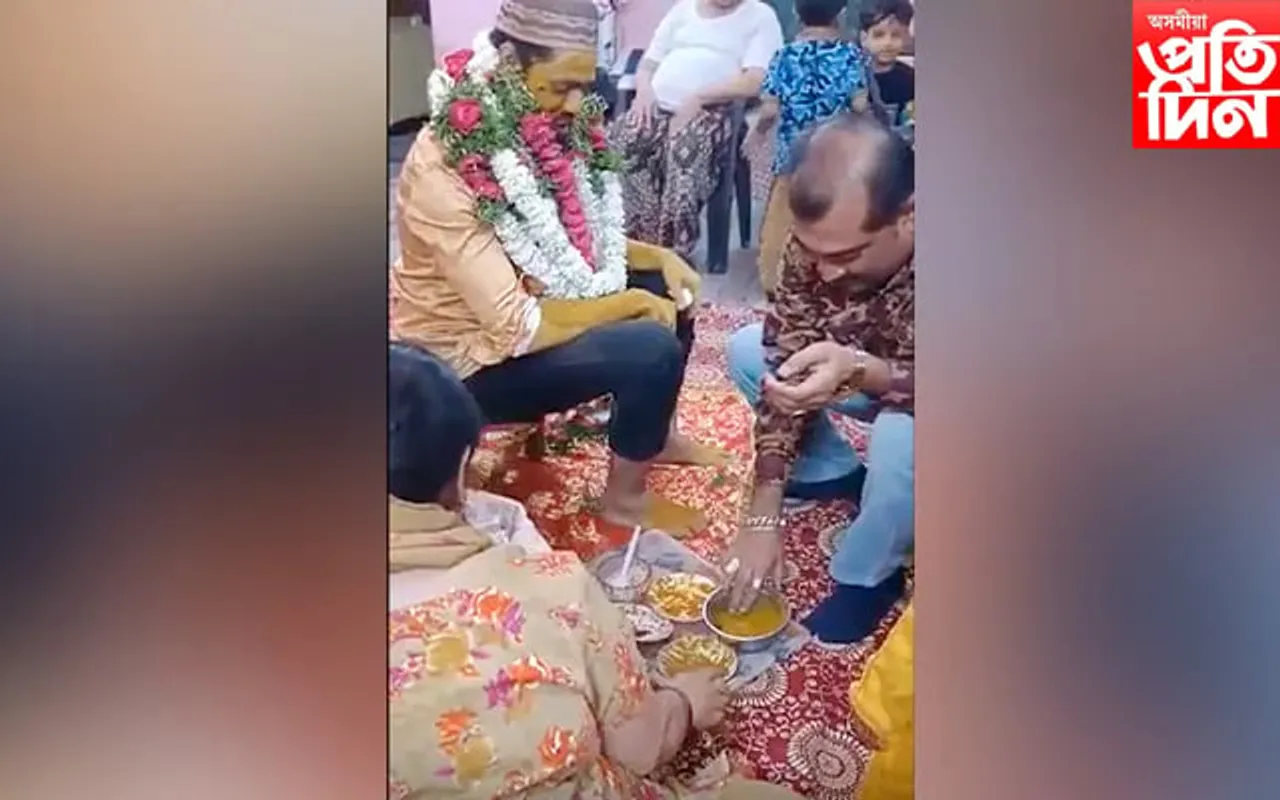 বিয়াৰ অনুষ্ঠানৰ মাজতেই অঘটন, হঠাৎ বাগৰি পৰিল মজিয়াত, মৃত্যু...