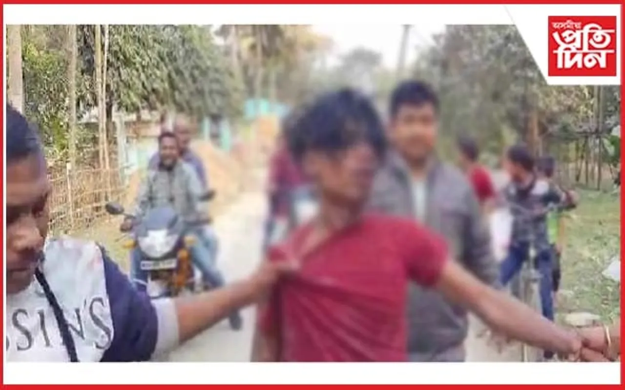কলিয়াবৰত চোৰক ৰাইজৰ উত্তম মাধ্যম