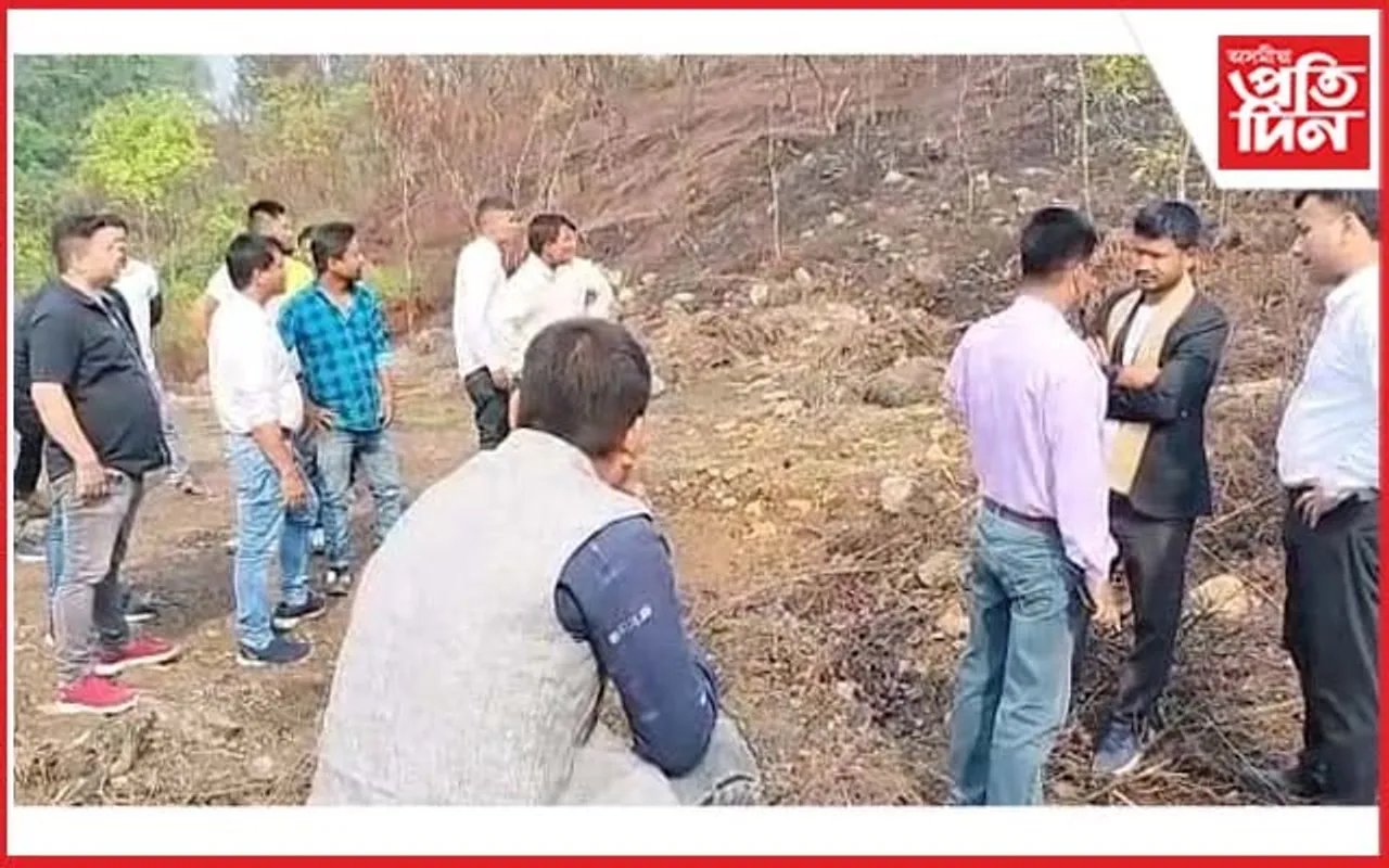 আগ্ৰাসনকাৰী শেন চকু বনাঞ্চলত : দুষ্কৃতিকাৰীয়ে জ্বলাই দিলে পাটকাই পাহাৰৰ বনাঞ্চল