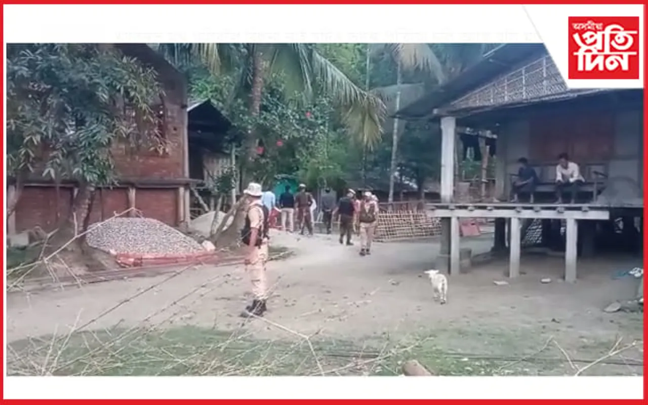 প্ৰশ্নকাকত ফাদিলৰ মূল নায়ক প্ৰণৱ দত্তৰ ভাড়াঘৰত তদন্ত
