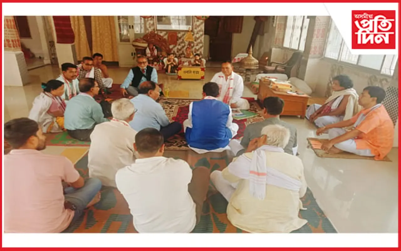মধুপুৰ সত্ৰত মহাপুৰুষ শ্ৰীমন্ত শঙ্কৰদেৱৰ সম্পদ সংৰক্ষণৰ বাবে সংগ্ৰহালয় স্থাপনৰ প্ৰস্তুতি