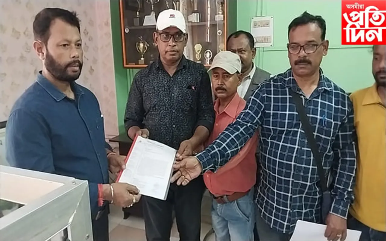কলিয়াবৰত চক্ৰ বিষয়াৰ বিৰুদ্ধে ক্ষোভ সাংবাদিকৰ,মুখ্যমন্ত্ৰীলৈ স্মাৰক পত্ৰ প্ৰেৰণ 
