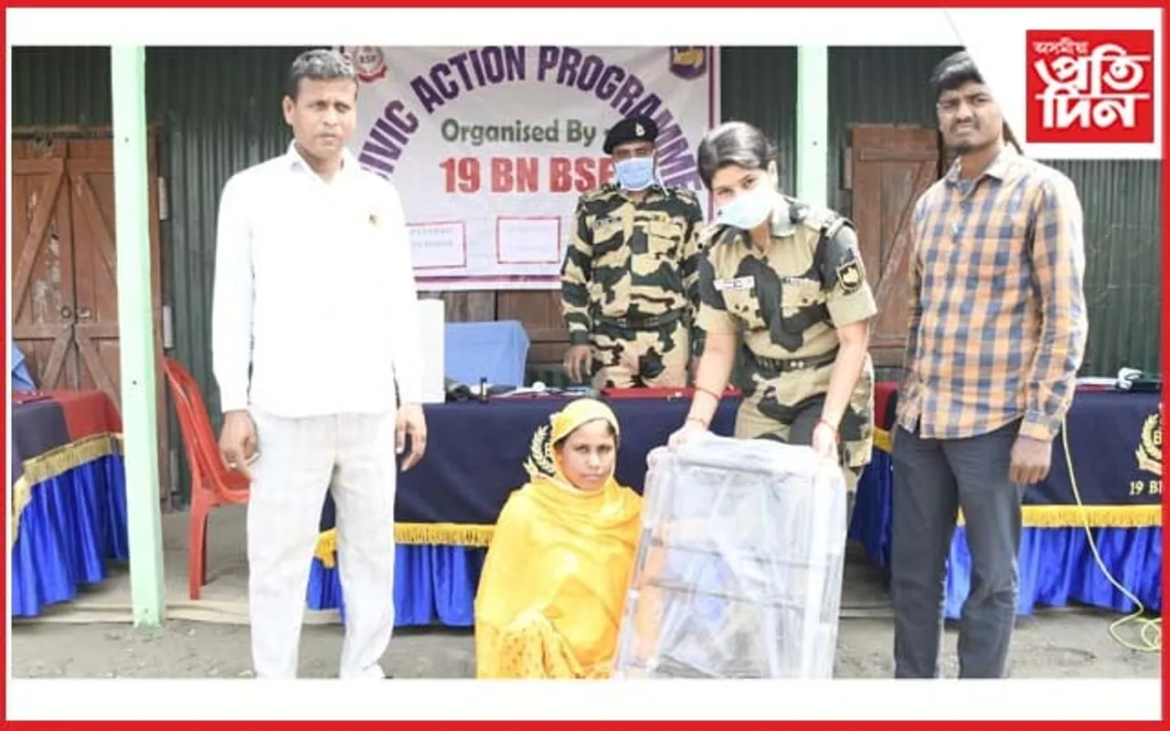 ধুবুৰীত সীমান্ত সুৰক্ষা বাহিনীৰ বিনামূলীয়া চিকিৎসা আৰু স্বাস্থ্য শিবিৰ