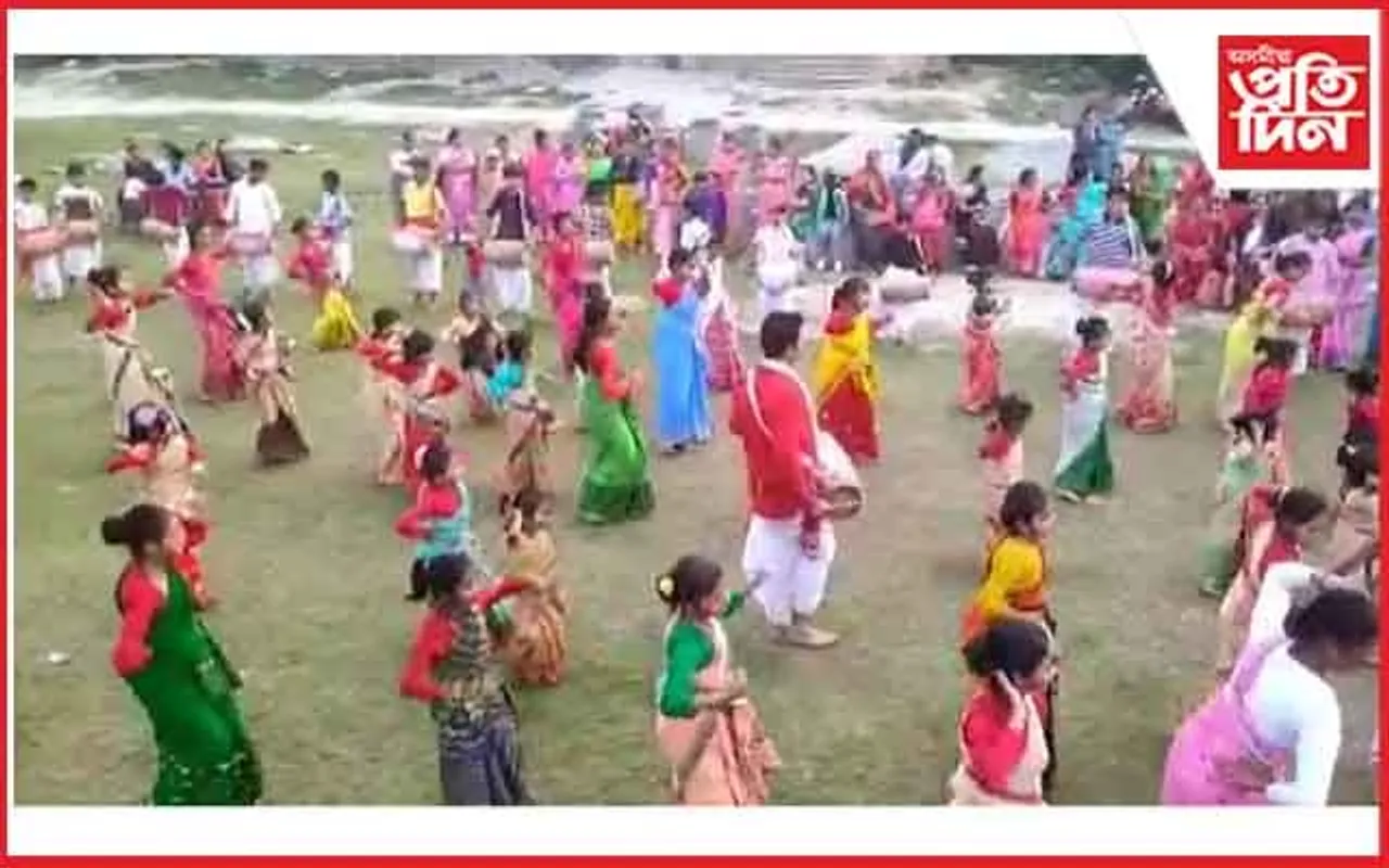 গহপুৰত পাঞ্চজন্য বিহু দলৰ উদ্যােগত ঢোলবাদন- বিহুনাচৰ কৰ্মশালা