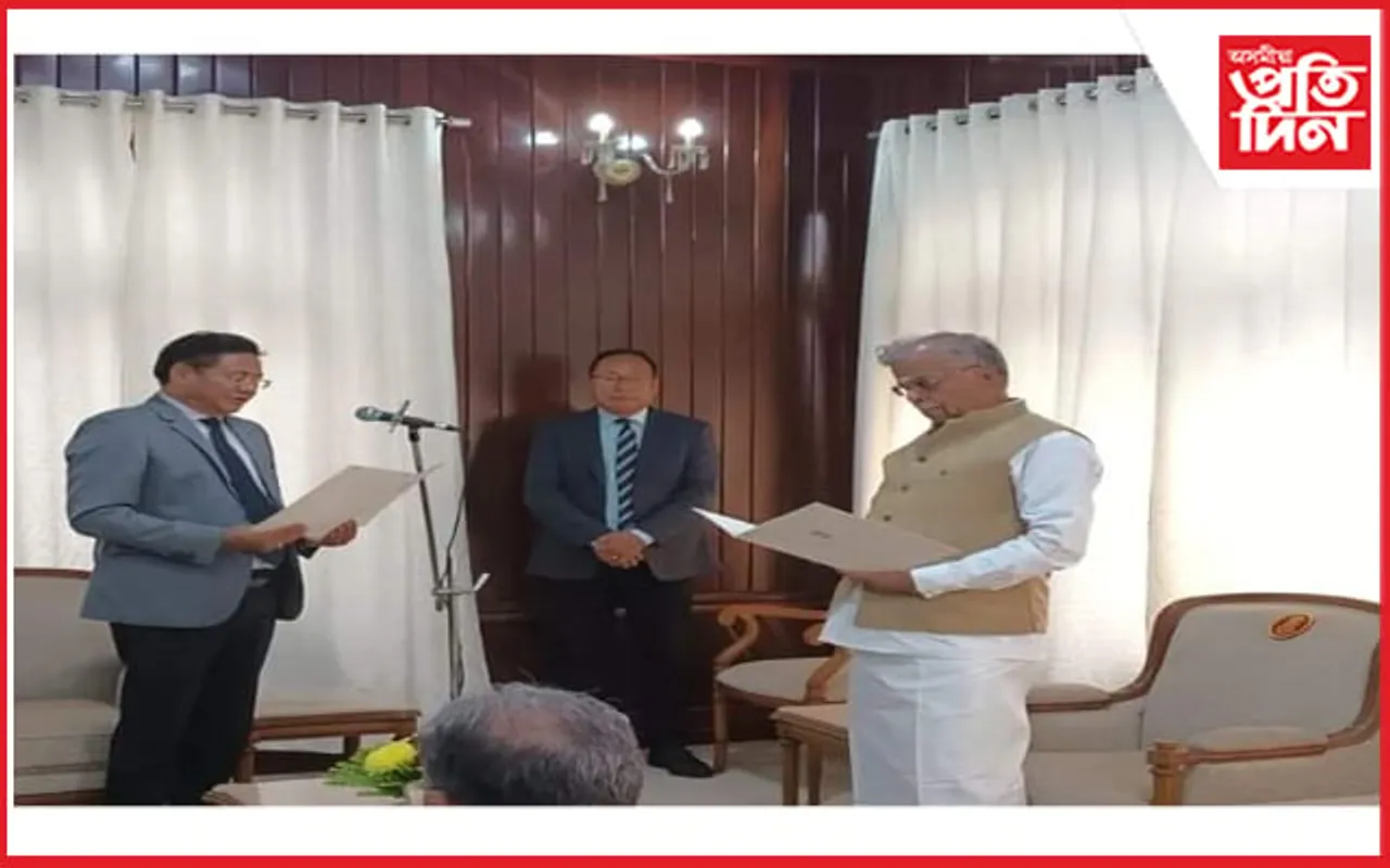 চতুৰ্দশ নাগালেণ্ড বিধানসভাৰ প্ৰটেম অধ্যক্ষ হিচাপে  মহাথুং য়ানথাক নিযুক্তি 