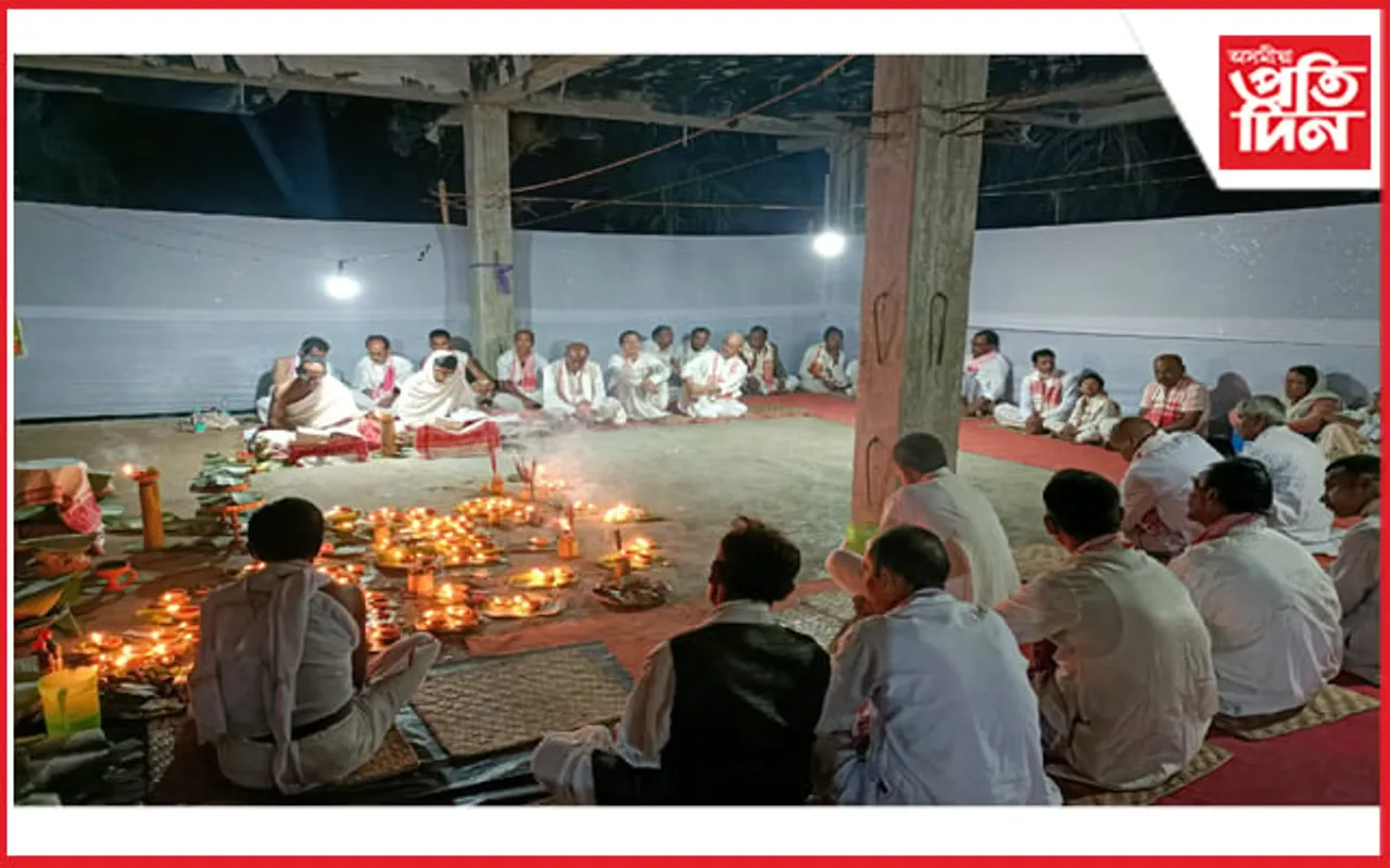 কাজিৰঙাত দুই শতাধিক ভকতৰ উপস্থিতিত ষষ্ঠ বাৰ্ষিক ভাগৱত পাঠ কাৰ্য্যসূচী
