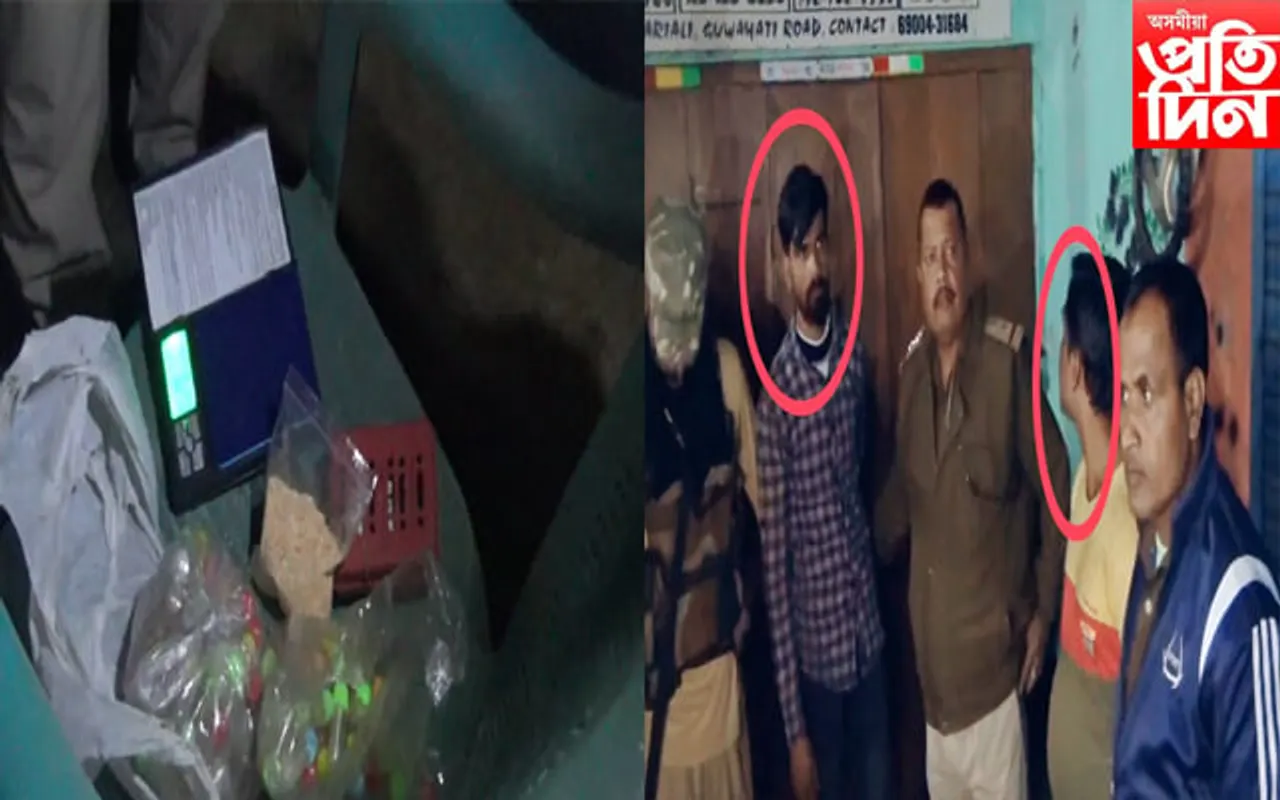 ১২১ টা ড্ৰাগছ ভৰ্তি কন্টেইনাৰ সহ দুই সৰবৰাহকাৰী আটক...