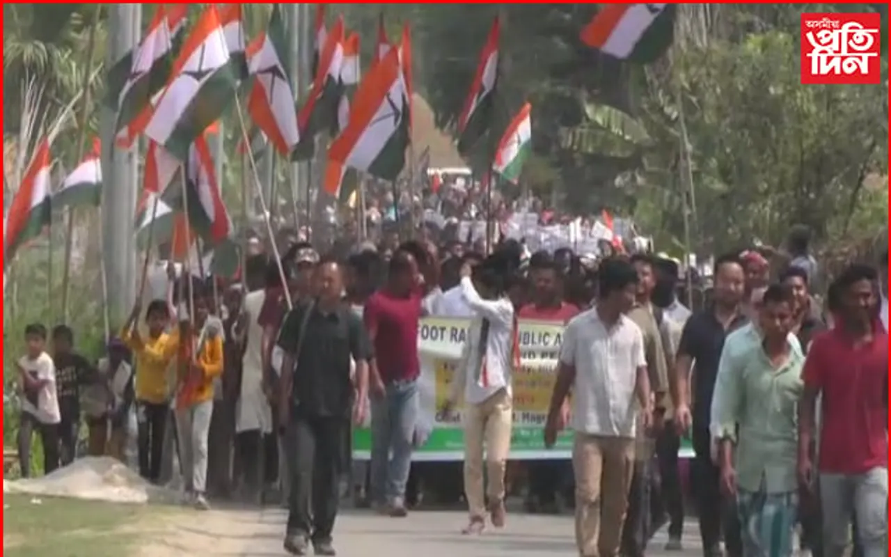 হাগ্ৰামা মহিলাৰীৰ শক্তি প্ৰৰ্দশন: পৰৱৰ্তী চৰকাৰ বিপিএফৰ...