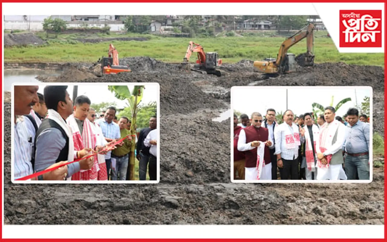 তেজপুৰৰ মৰাভৰলী নৈৰ সৌন্দৰ্যবৰ্দ্ধন আঁচনিৰ শুভাৰম্ভণি...