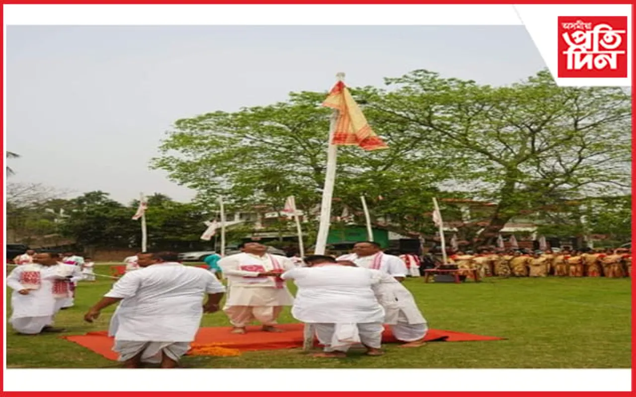 সোনালী জয়ন্তী বৰ্ষত ভৰি দিলে মিলনপুৰৰ ৰঙালী বিহুয়ে...