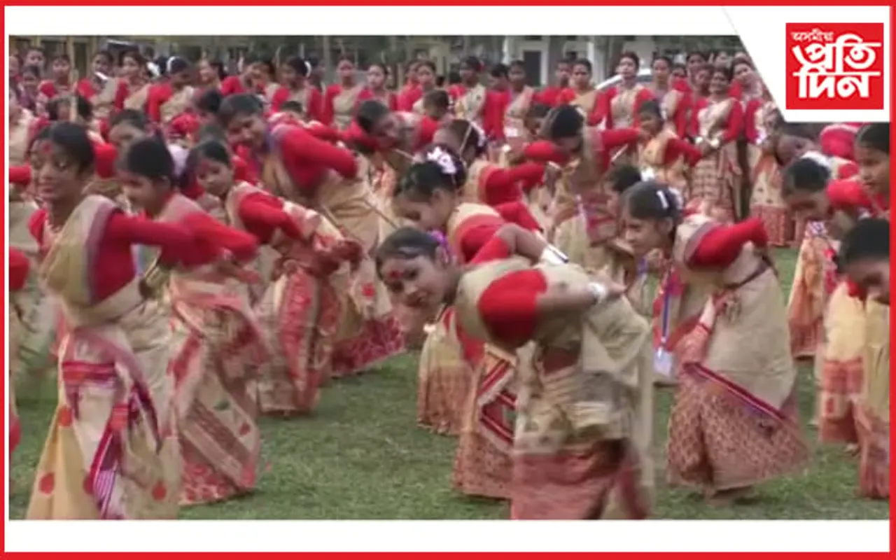 নাগশংকৰত অনুষ্ঠিত বিহু কৰ্মশালাৰ সফল সামৰণী