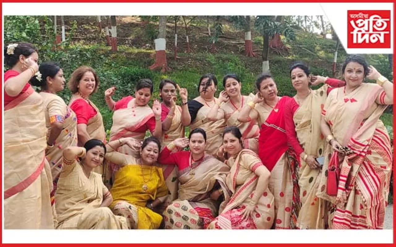 “সুপ্ৰভাত কলাক্ষেত্ৰ”ৰ বাৰ্ষিক অধিবেশন আৰু ব’হাগৰ আনন্দ উৎসৱ উদযাপন