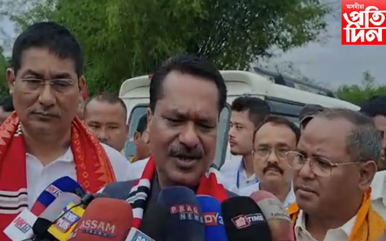মুখ্যমন্ত্রীৰ গ্ৰাম্য অৰ্থনীতি উন্নতৰ সপোন  বাস্তৱ ৰূপায়িত কৰিবলৈ জোনাইত মন্ত্ৰী অশোক সিংহাল