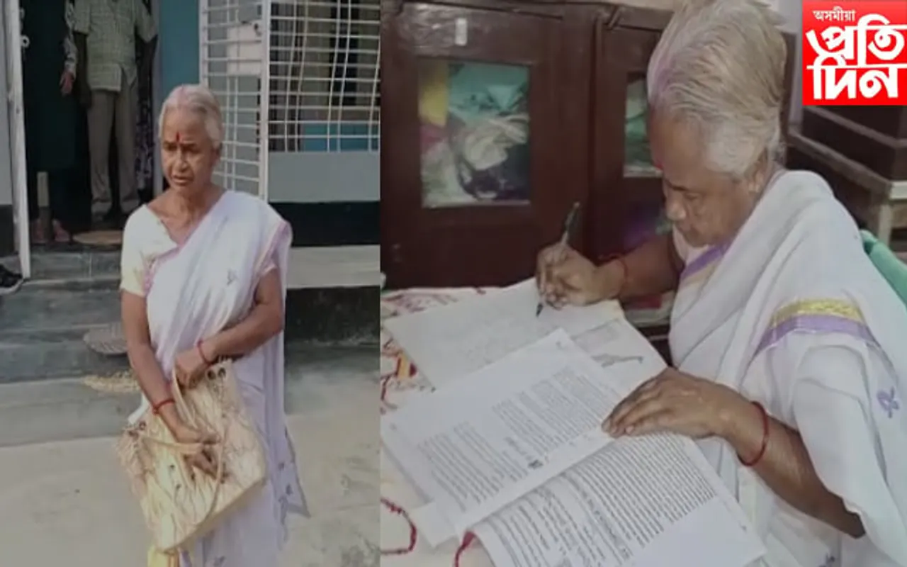 প্ৰেৰণা! বঢ়মপুৰৰ এগৰাকী ৬৮ বছৰীয়া আইতা বৰ্তমান স্নাতকোত্তৰ মহলাৰ ছাত্ৰী