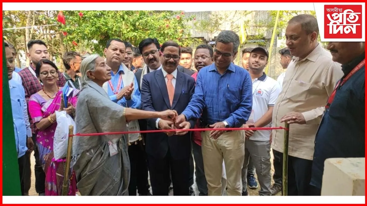 তিতাবৰস্থিত জৱাহৰ নবোদয় বিদ্যালয়ত সাংসদ পুঁজিৰে নিৰ্মান কৰা জিৰণি ঘৰ উদ্বোধন
