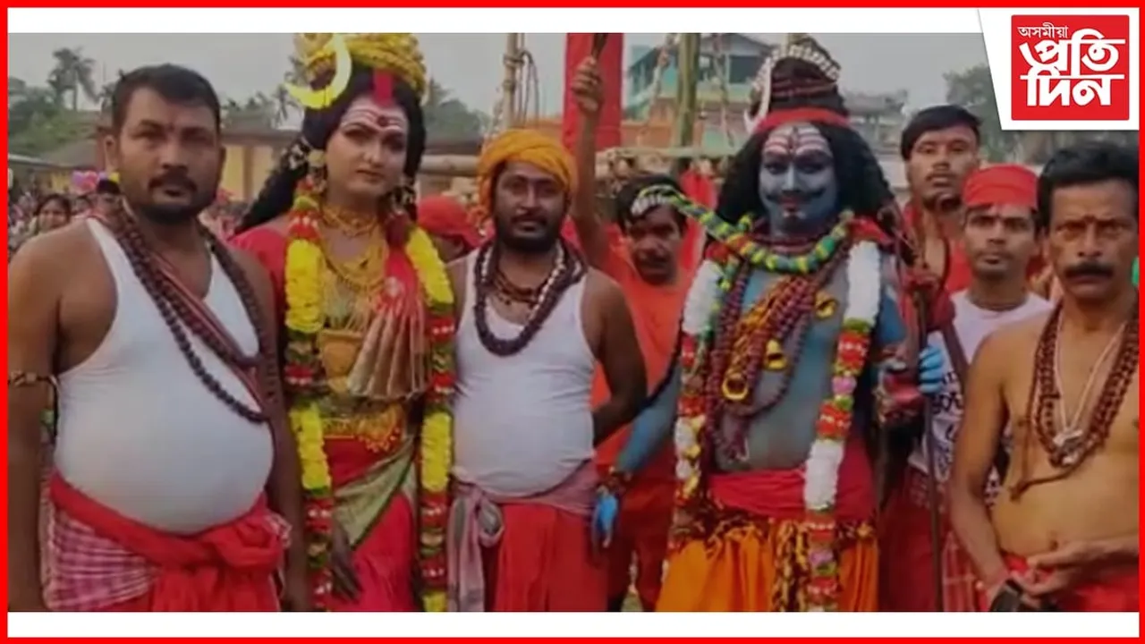 পৰম্পৰা ৰক্ষা কৰি লামডিংত চড়ক পূজা পালন