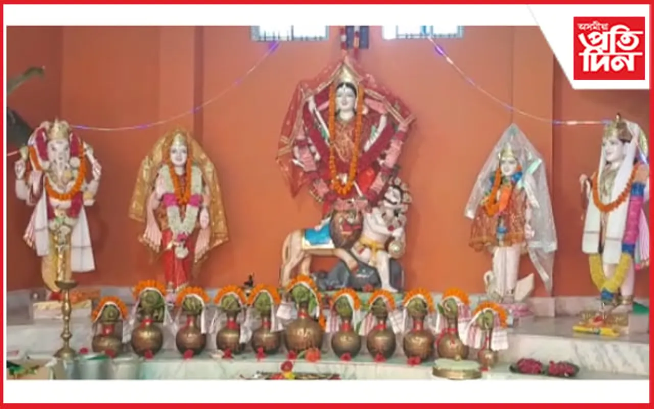 বামুণীত মাৰ্বলৰ দুৰ্গা প্ৰতিমাৰ প্ৰাণ প্রতিষ্ঠাৰ দ্বিতীয় বাৰ্ষিকী উদযাপনৰ সামৰণী অনুষ্ঠান