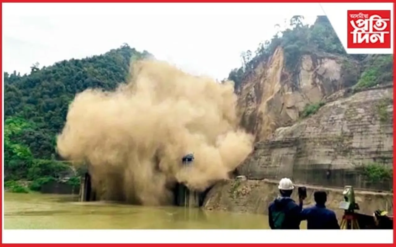 অৱশেষত সঁচা হ'ল শংকা ! এন এইচ পি চিৰ নদীবান্ধত ভয়ংকৰ ভূমিস্খলন