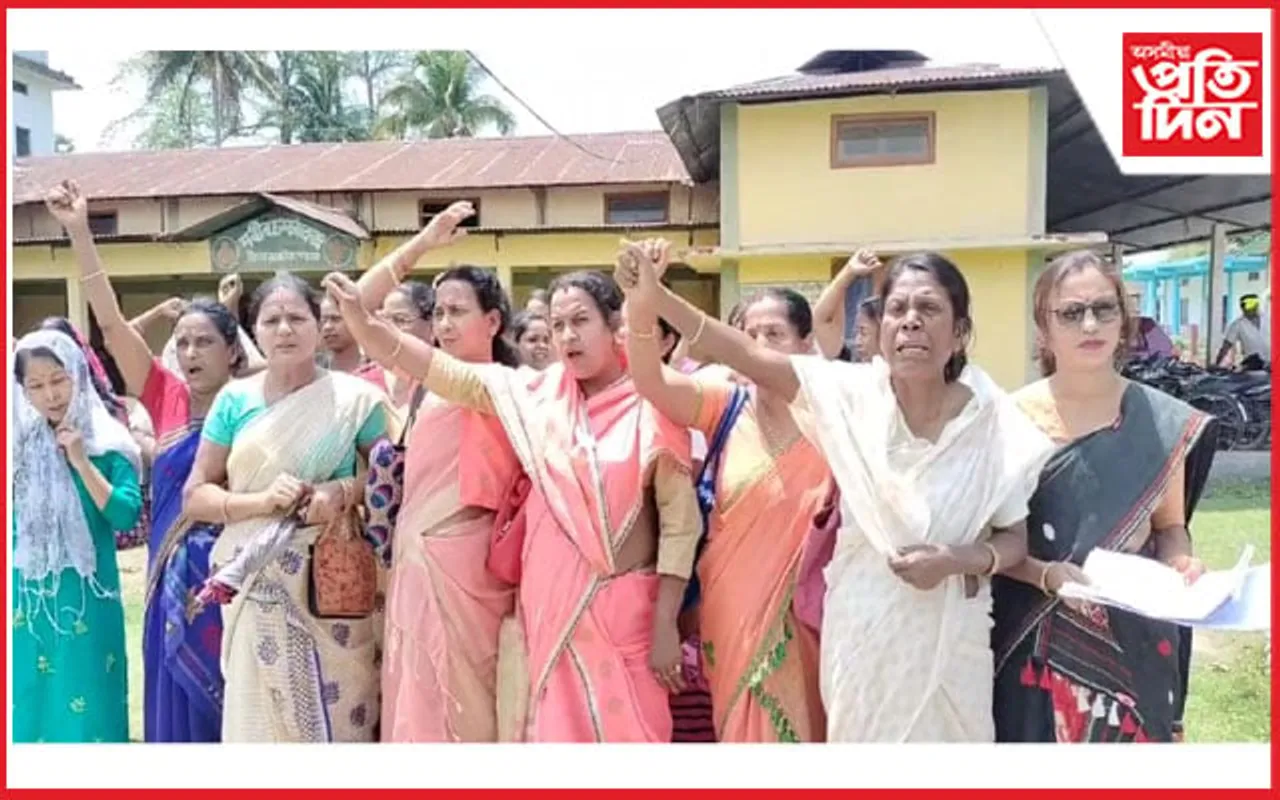 এইবাৰ তিতাবৰৰ বেকাজান পঞ্চায়তত অনিয়ম...