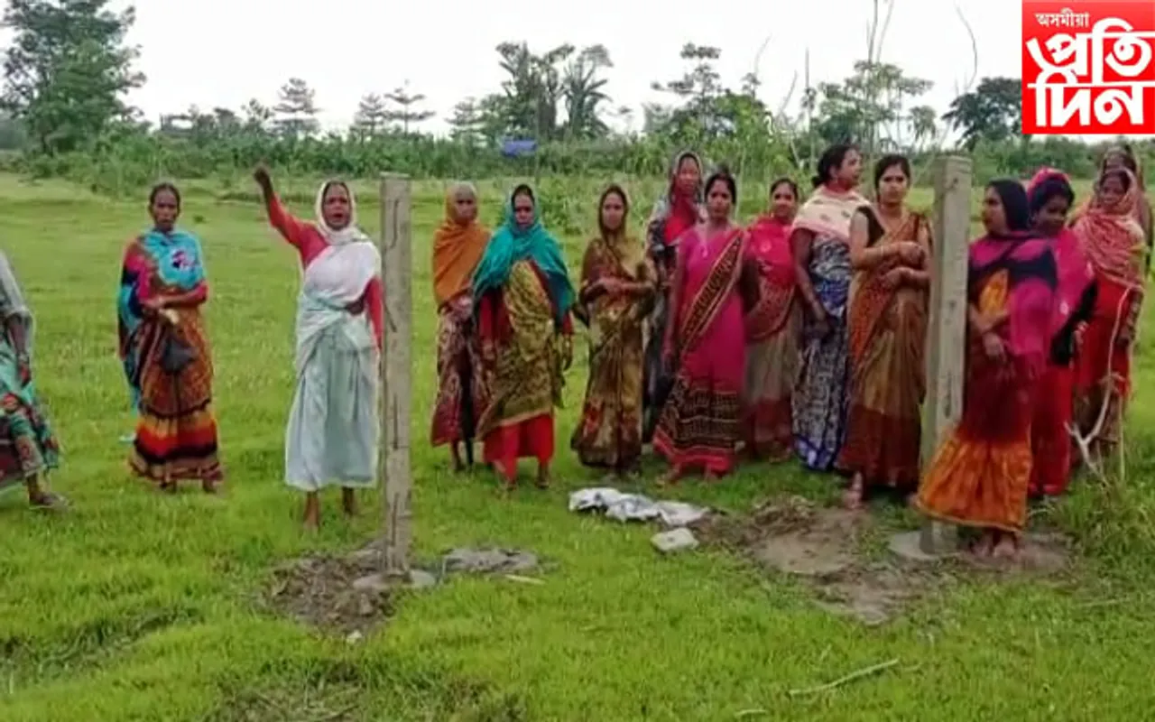 ডিব্ৰুগড়ৰ বগীবিল চাউলখোৱাত বন বিভাগে ভূমি অধিগ্ৰহণ কৰাক লৈ তীব্ৰ উত্তেজনা