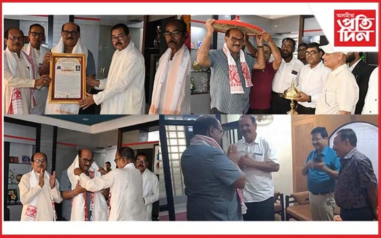 হেমকোষ ব্ৰেইলৰ বিশ্ব অভিলেখঃ জয়ন্ত বৰুৱাক বিভিন্ন দল সংগঠনৰ সম্বৰ্ধনা অব্যাহত...